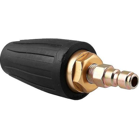 Buse Turbo Pour Nettoyeur Haute Pression , Buse Turbo Rotative De 3000 Psi Avec Prise À Connexion Rapide, Buse De Pulvérisation Turbo À Orifice 3,0 3,0 Gpm Pour Le Nettoyage Du Jardin De Voiture (