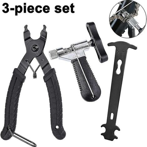 Pince À Maillons De Vélo + Outil Séparateur De Disjoncteur + Vérificateur De Chaîne, Ouvre-maillon Manquant De Chaîne, Pince Plus Proche, Connecteur De Coupe-chaîne, Outil Indicateur D'Usure