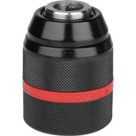 Mandrin De Perceuse Sans Clé 2-13mm – Connexion 1/2-20unf – Pour Forets Bois Dur Et Béton – Installation Rapide Et Sécurisée