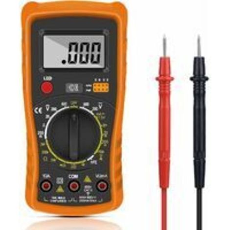 Multimètre Numérique Automatique – Mesure Tension, Résistance, Continuité, Diodes – Indice De Sécurité Cat Iii – Usage Professionnel En Laboratoire