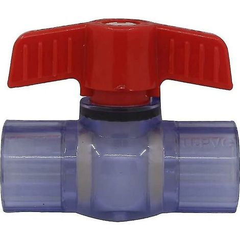 Robinet À Bille En Pvc 40 Mm - Robinet À Bille Adhésif - Robinet À Bille Pour Bassin À Bille (diamètre Intérieur 40 Mm)