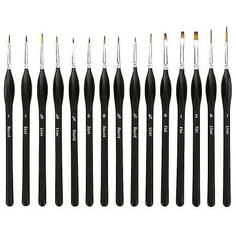 Detail Paint Brushes Set 10pcs Miniature Brushes For Fine Detailing & Art Painting - Acrylic, Watercolor,oil,models, Warhammer 40k.