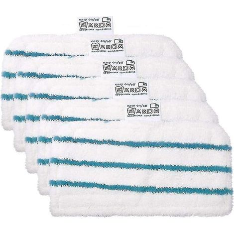 5 Washable Microfiber Pads For Black Decker Steam Mops