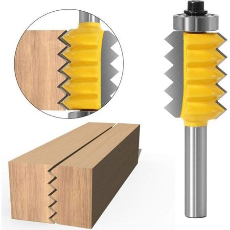 Fraise Pour Défonceuse 8mm – Acier Trempé Avec Pointe Carbure Yg6x – Coupe Nette Pour Bois Dur – Largeur De Dent 33mm