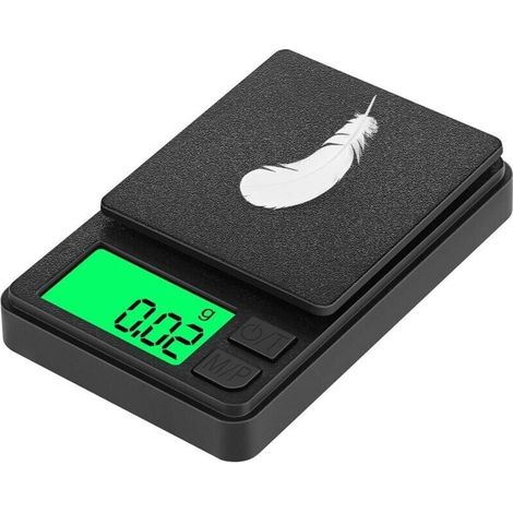 Balance De Poche Numérique Portable 1000 G X 0,01 G, Balance De Précision Au Gramme Près Pour Bijoux, Arrêt Automatique, Écran Lcd Rétroéclairé, Pour L'Alimentation, La Cuisine, Le Café.