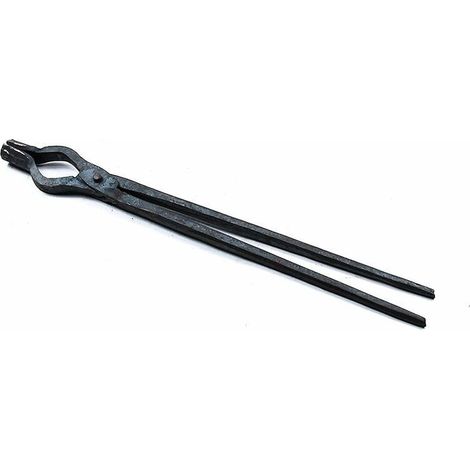 Pince De Forge 460 Mm – Acier Forgé Pour Métal Chaud – Mâchoires Plates Pour Coupe Précise – Outil Pour Forgeron Professionnel