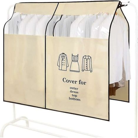 Housse Anti-poussière Pour Porte-vêtements, Extensible, Pour Placard Suspendu, Épaule, Protection Contre La Poussière, Pour Manteaux, Costumes, Robes