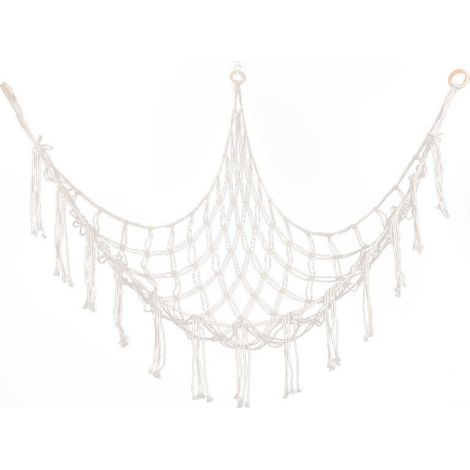 Grand Filet Ou Hamac Pour Animaux En Peluche Bohème, 139,7 Cm, Hamac Pour Jouets, Objets En Macramé, Coin De Rangement Pour Animaux, Filet Suspendu, Hamac En Maille, Sac De Rangement Pour Jouets