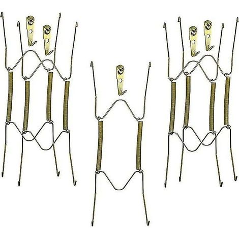 Plate Hangers For The Wall 8 Inch Decorative Dish Display Tray Holder With Installation Hooks 5 Pack