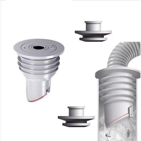 Joint De Tuyau De Machine À Laver 2 Pièces – Bouchon Anti-odeur En Silicone – Compatible Diamètre 35-40 Mm – Installation Facile
