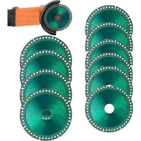 Disque À Lamelles Pour Meuleuse 100 Mm – Acier 2 Mm – Lot De 10 Disques Pour Coupes Nettes Métal, Pierre, Bois, Céramique 1000 Pcs