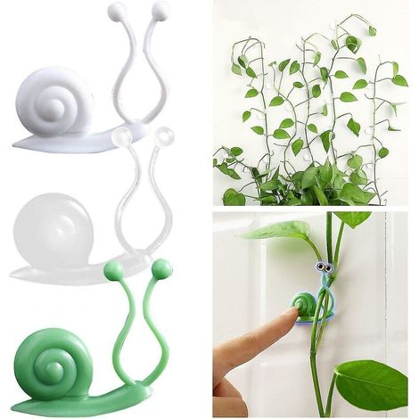 Clips Pour Plantes Grimpantes 10 Pièces, Clips De Fixation Murale, Clips Pour Plantes Auto-adhésifs, Attaches Pour Plantes, Fixation De Fil À Domicile (vert)