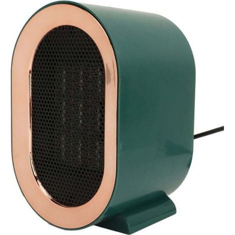 Radiateur Soufflant 1200 W, 2 Modes, Chauffage Électrique Portable En Céramique Ptc 3s, Chauffage Rapide Et Silencieux, Pour La Maison Ou Le Bureau, Vert