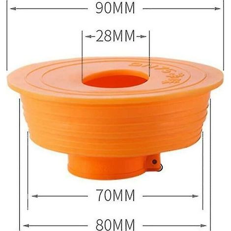 Siphon De Sol Silicone Anti-odeur 75mm – Double Fonction Vidange Et Fermeture – Conception À Diamètre Variable – Installation Rapide