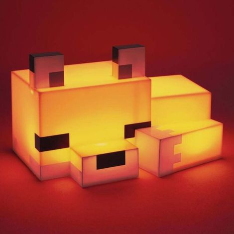 Veilleuse Renard Mignonne De 16 Cm, À Douce Lumière Orange. Objet Décoratif Et Lampe De Table Idéale Pour Les Salles De Jeux Ou Les Chambres D'Enfants/adolescents.
