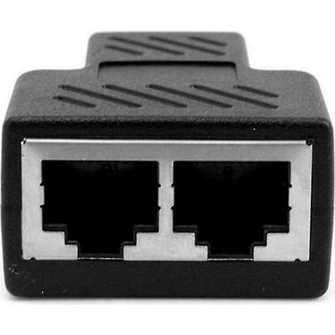 Practical Rj45 Splitter Adapter Port Cat5/6 Lan Ethernet Cable