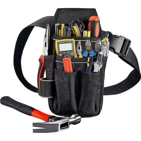 Ceinture Porte-outils Professionnelle 15 Poches – Toile Oxford 600d Imperméable – Conception Ergonomique Pour Confort Au Dos – 131 Cm Max