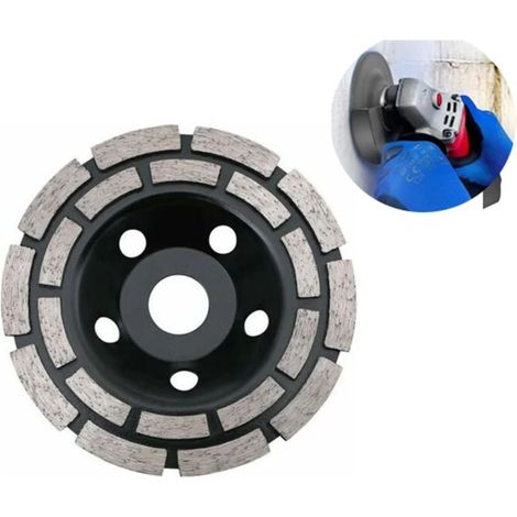 Disque Diamant 125 Mm – Alésage 22,23 Mm – Meule Pour Béton Et Pierre – Vitesse Max 12 250 Tr/min – Coupe Rapide Et Durable