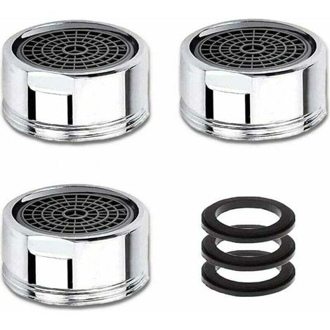 Mousseur De Robinet M20 3 Pcs Aérateurs Avec Filtre Acier Inoxydable Économiseurs D'Eau Filetage Mâle 20 Mm Pour Robinetterie