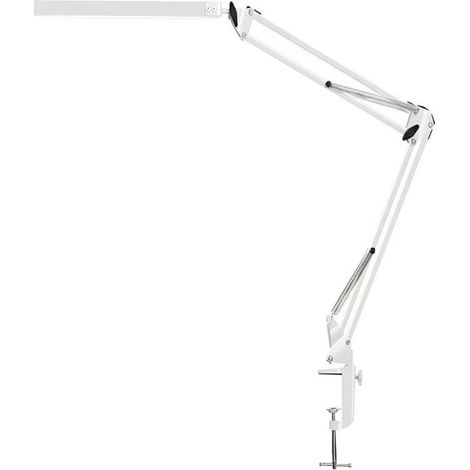 Lampe De Bureau Led, À Intensité Variable, 14w Lampe De Table Architecte Pliable Avec Pince, 10 Niveaux De Luminosité X 3 Modes De Couleur，protection Des Yeux, Pour La Lecture, Le Travail，5v/2a Ce Ada