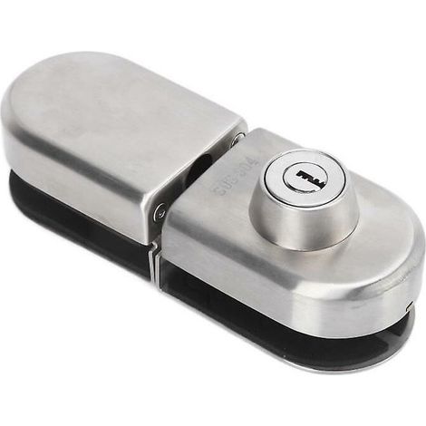 Serrure De Porte Coulissante En Verre, Cadre De Serrure De Porte En Verre 1012mm, Quincaillerie En Acier Inoxydable Lock