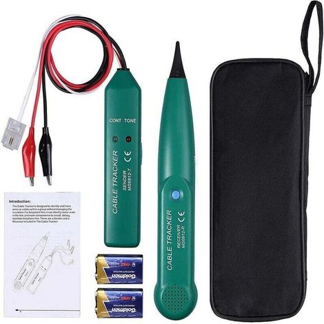 Traceur De Câble Électrique Multifonctionnel – Détecteur De Câbles Enterrés – Diagnostic De Continuité – Signal Audio Pour Lignes Téléphoniques - Ms6812