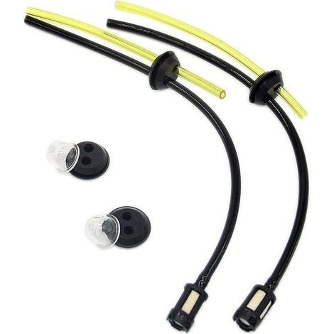 Filtre À Essence Universel 2ps – Tuyau De Carburant 27 Cm Et 14,5 Cm – Joint D'Étanchéité Pour Débroussailleuse Et Taille-haies