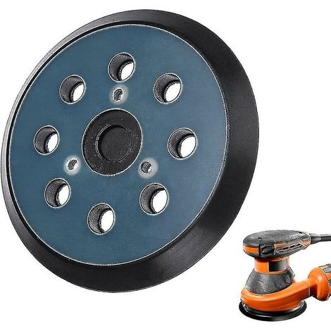 Patin De Ponçage 5 Pouces 8 Trous Pour Makita Bo5010 125 Mm Disques De Ponçage De Remplacement Compatibles Avec Makita Bo5010 Bo5030k Bo5031k Bo5041k