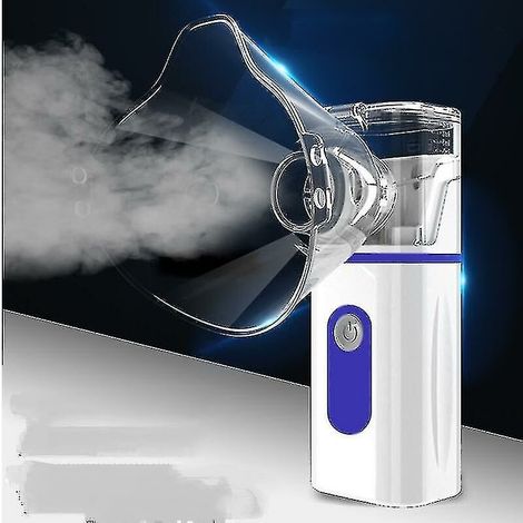 Nebulizer Inhaler, Portable Silent Nebulizer, For Children And Adults With Mouthpiece And Mask C