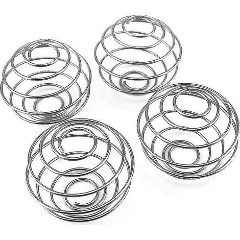 4pcs Stainless Steel Spring Ball Mixing Wire Whisk Ball For Shaker Cup Bottle Mixer