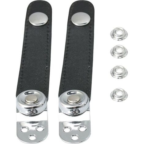 Leather Accordion Bellows Straps With 4 Buckle For Accordion Fixation