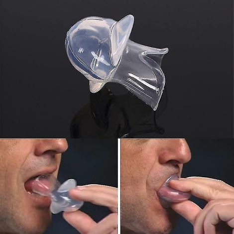 Dispositif Anti-ronflement Silicone Transparent – 2 Pièces Avec Étui – Technologie De Maintien De La Langue – Outil De Sommeil Efficace - Tool2pcs-transparent