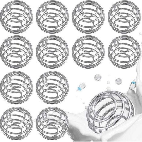 12 Pièces Mélangeur Mélange Boule Fil Fouet Acier Inoxydable Shaker Boule 30mm Boule Mélange Boule