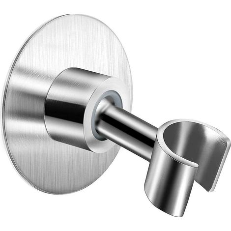 Stainless Steel Shower Head Holder, 360 Adjustablesilver1pcs