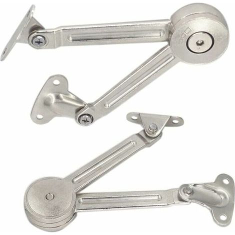 Charnières De Support Réglables Pour Meuble – Alliage De Zinc – Angle D'Ouverture 75°/90°/110° – Installation Facile – Lot De 2 Pièces