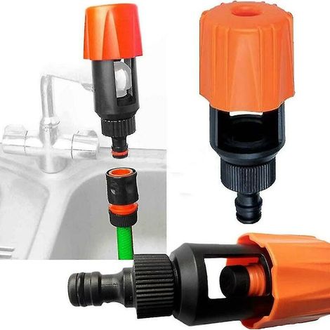 Garden Hose Connector For Kitchen Faucet Universal Faucet Adapter/hose Adapter Hose Fitting Flexible Faucet Hose Assembly 4.5 X 2 X 2inch