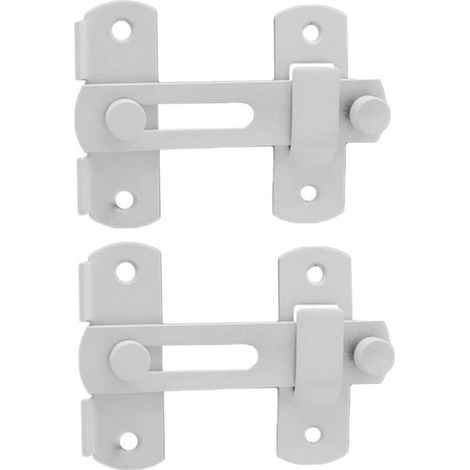 Loquet De Porte En Acier Inoxydable – Verrou De Sécurité Pour Portes Coulissantes – Base Épaissie Pour Durabilité – Pour Chambres Et Garages 1000 Pcs