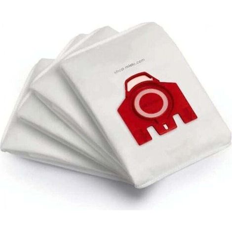 Miele 9917710 Hyclean 3d Efficiency Fjm Sacs Aspirateur, Pour Aspirateurs Avec Sac Miele, Boîte Avec 4 Sacs H345