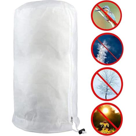 Housse D'Hivernage Pour Plantes – Tissu Non Tissé Respirant – Protection Contre Le Gel – Dimensions 140 X 200 Cm