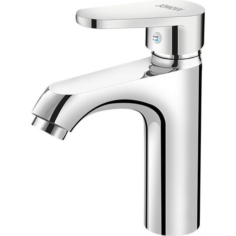 Robinet De Lavabo De Salle De Bain Entièrement En Cuivre - Robinet De Lavabo À Poignée Unique Pour Eau Chaude Et Froide Pour Lavabo, Vanité, Salle De Bain Et Usage Domestique