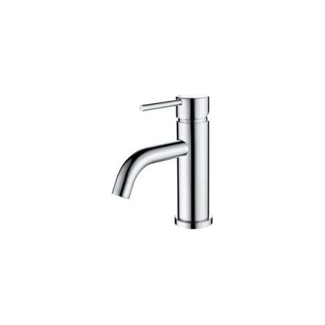 Robinet De Lavabo En Acier Inoxydable 304, Robinet De Lavabo À Surface Brillante Galvanisée, Robinet De Lavabo Pour Armoire De Salle De Bain