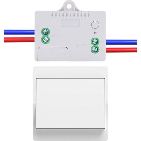 Interrupteur Sans Fil Auto-alimenté 433 Mhz – Portée Intérieure 50m – Installation Sans Recâblage – Contrôle D'Éclairage À Distance - 1gang