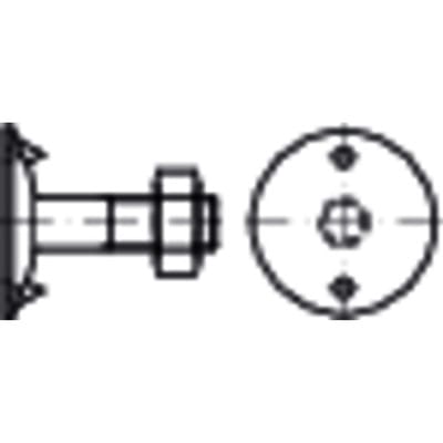 Tellerschraube mit Sechskantmutter und Scheibe DIN 15237 Stahl 3.6 M8 x 50mm