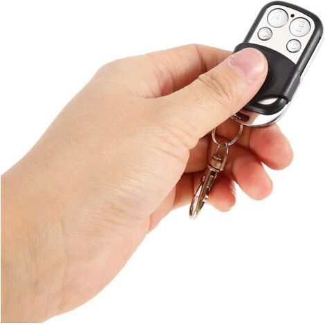 Nalookamic Télécommande Porte-clés, 4 Pièces Universel Clonage Pour Porte De Garage De Voiture 433 Mhz