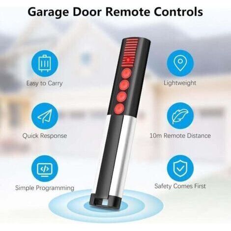 Nalookamic 868mhz Telecommande Portail, Lot De 3 Telecommande Porte De Garage Compatible Avec 4020 Tx03-868-4, 4026 Tx03-868-2, 4020v000, 4026v000, 4 Canaux
