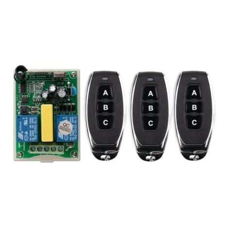 Fenh Télécommande Sans Fil Interrupteur 220v Moteur Volet Roulant Porte Télécommande Interrupteur/télécommande Bidirectionnelle Panneau De Commande