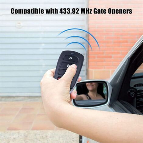 Nalookamic 4 Pièces Duplicateur Universel Télécommande Porte Garage Portail Clés Remplacement Compatible