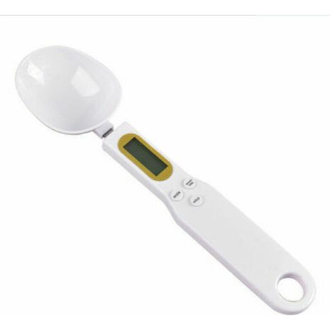 Balance De Cuillère Numérique Pour Aliments De Cuisine Haute Précision Petite Échelle Avec Fonction Tare Peser Et Mesurer 1.1 Lb / 500 G (0.1 G) D'Échelle De Milligrammes. Blanc Fonepro