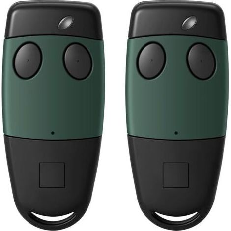 Pair 2pcs Telecommande Portail Pour Cardin S449-qz2 Pré-codée 433 Mhz,2 Canaux Télécommande Ouverture Portail,remplace Le Modèle Txq4492p0