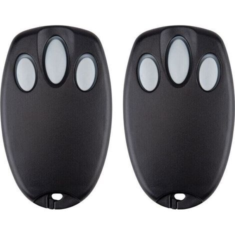 Pair Lot De 2 Émetteurs De Porte De Garage Portatifs De Remplacement Pour Chamberlain Liftmaster Motorlift 94335e 84335e Ml700 Ml500 Ml850 Merlin+ C945 C840 Security+ 433,92 Mhz